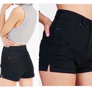 BDG urban outfitters black pin up high rise shorts